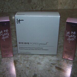 IT Cosmetics Bye Bye Pores & je ne sais quoi lip treatments